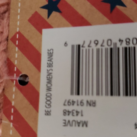 New Rust Color Home Free Knitted Beanie With Pompom on top - Picture 6 of 6